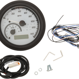 MXV Series Analog Gauge System - White/Gray/Black