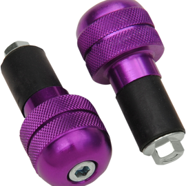 Bar End - Anti-Vibrating - Purple