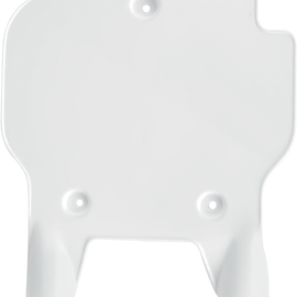 Front Number Plate - White - Kawasaki