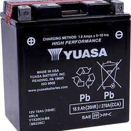 AGM Battery - YTX20CH-BS .82 L