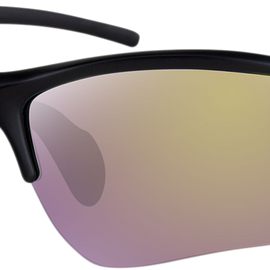 Rapid Sunglasses - Matte Black - Yellow Mirror