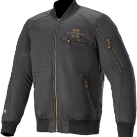 Oscar Bomber Jacket - Black - 2X