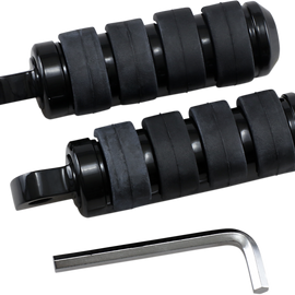 Soft-Ride Footpeg - Black - Small