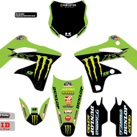 Graphic Kit - '21 MEK - Kawasaki - Green