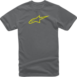 Ageless T-Shirt - Charcoal/Hi Vis Yellow - XL