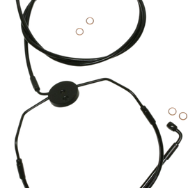 Lower Brake Line - Black/Black Fittings - Touring173710744