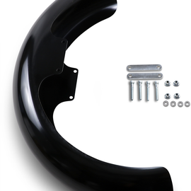 Wrapper Front Fender Kit - Black - Steel - 19" - FLH