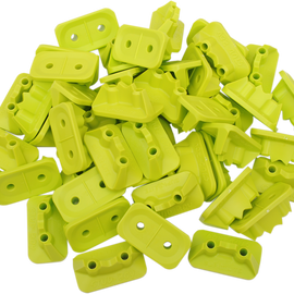 Double Backer Plates - Green - For Single Ply - 24 Pack