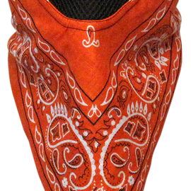 Face Mask - Facefit - Orange Paisley