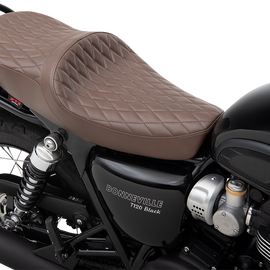 Low TR Seat - Diamond - Brown - Vinyl