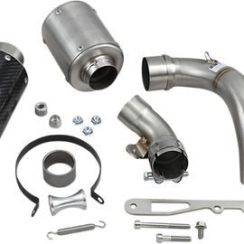 Full Exhaust System with Carbon Muffler