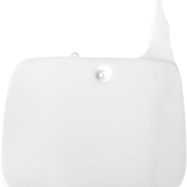 Front Number Plate - White - Kawasaki