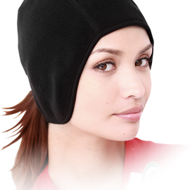 Fleece Ponytail Skullcap