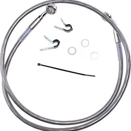 4" Brake Line - Front - Stainless Steel - XL04-1088777