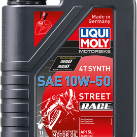 Street Race Synthetic 4T Oil - 10W-50 - 1 L