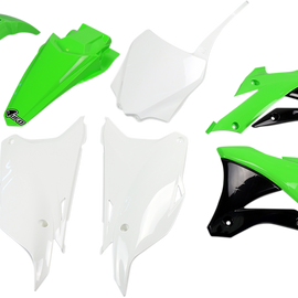 Replacement Body Kit - OEM Green/White/Black - KX85