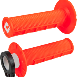 Grips - MX - Half Waffle - Fluorescent Orange