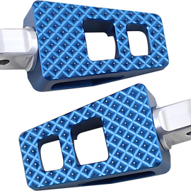 Rear P-54 Footpegs - Blue - Softail