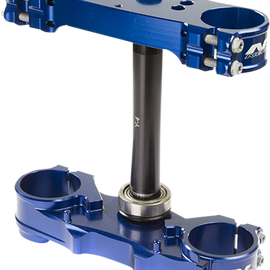 Triple Clamp - 22 mm - YZ - Blue