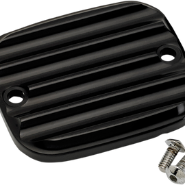 Black Finned Front Brake Master Cylinder Cover for '96 - '07