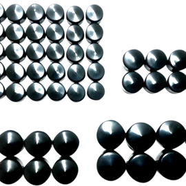 Engine Bolt Covers - Black - M8