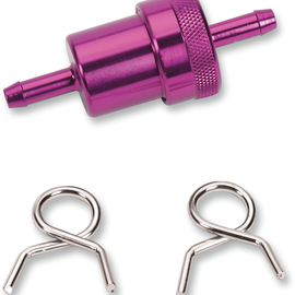 Fuel Filter - Purple - 1/4"