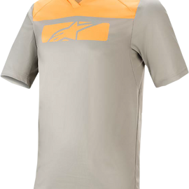 Drop 4.0 Jersey - Short-Sleeve - Gray/Orange - Large