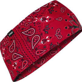 SportFlex® Headband - Red Paisley