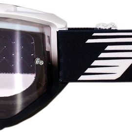 3450 Riot Goggles - Black/White - Light Sensitive