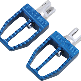 Front Militant Footpegs - Blue - Softail