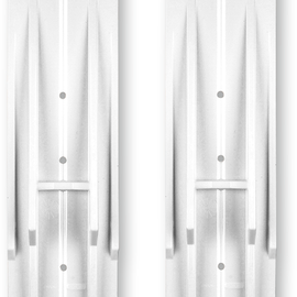 Powder Hound Skis - White -  7" - Pair