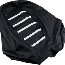 Ribbed Seat Cover - Black/White - Arctic Cat