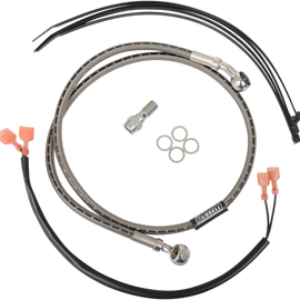 Stainless Steel Rear Brake Line - 00-06 FLST/C