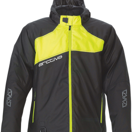 Pivot 5 Hooded Jacket - Black/Hi-Vis - XL