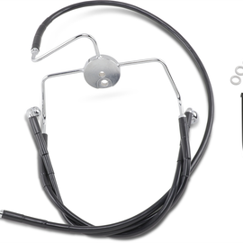 Línea de Freno Delantero de 6" - Negro