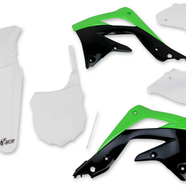 Replacement Body Kit - OEM Green/White/Black - KXF450