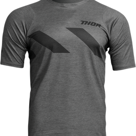 Assist Hazard Jersey - Short-Sleeve - Heather Charcoal/Black - XS