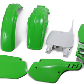 Replacement Body Kit - OEM Green/White - KX500