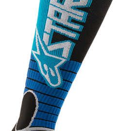 MX Pro Socks - Cyan/Black - Large