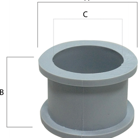 Shock Bushing - 1" OD x 0.805" H x 0.875" ID - Each