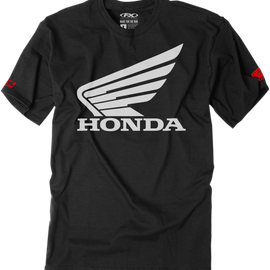 Youth Honda Big Wing T-Shirt - Black - Large