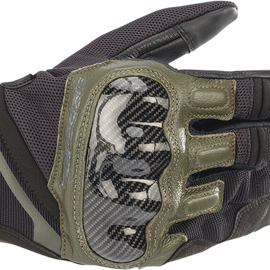 Chrome Gloves - Black/Green - Small