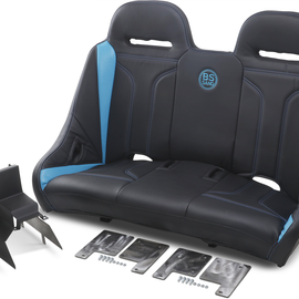 Extreme Bench Seat - Double T - Black/Titanium Blue