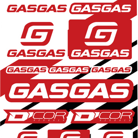 GasGas Decal Sheet