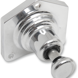 Solenoid End Cover - Starter Buttons - Chrome