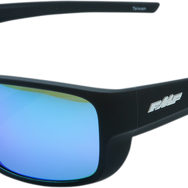 Throttle Sunglasses - Black/Blue