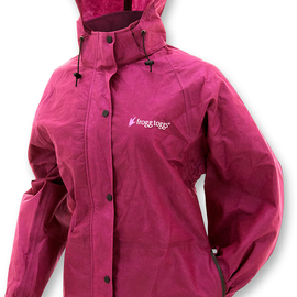 Women's Pro Action Rain Jacket - Cherry - Large