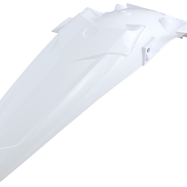 MX Rear Fender - White - YZF