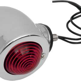 Bullet Light with Mount - Dual Filament - Red Lens
