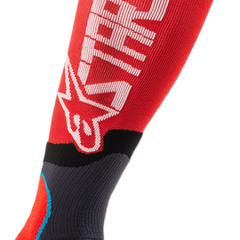 MX Plus 2 Socks - Red/White - Large/2XL